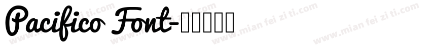Pacifico Font字体转换